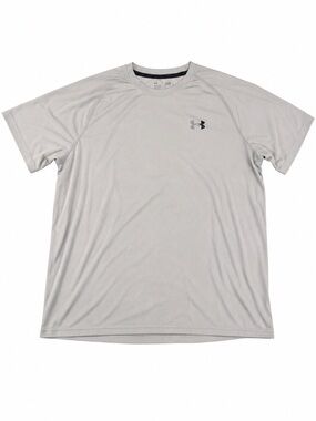 Under Armour Mens Light Gray Performance Short Sleeve Tee Shirt Gray Size‎ M